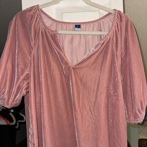 Old Navy Velvet Blouse